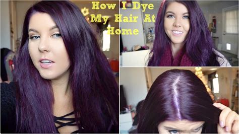 dying black hair purple without bleach